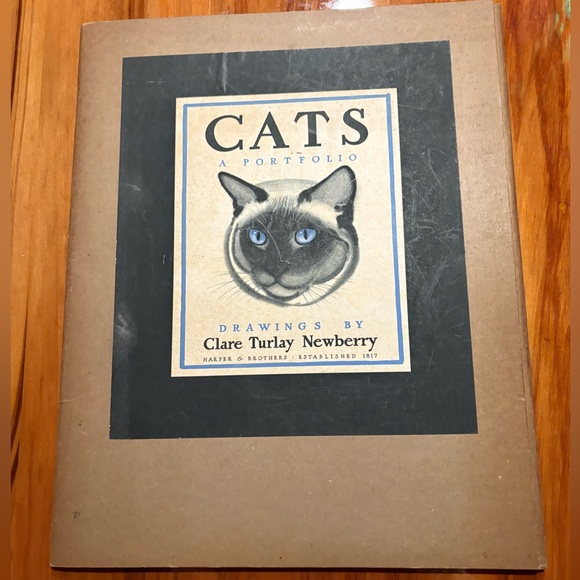 CATS A Portfolio 1943 Clare Turlay Newberry 16 Drawings Lithographs 14"x11.5" - Picture 1 of 16